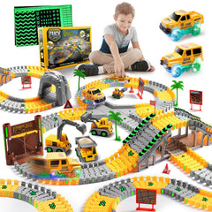 264 pcs construction race tracks product image set