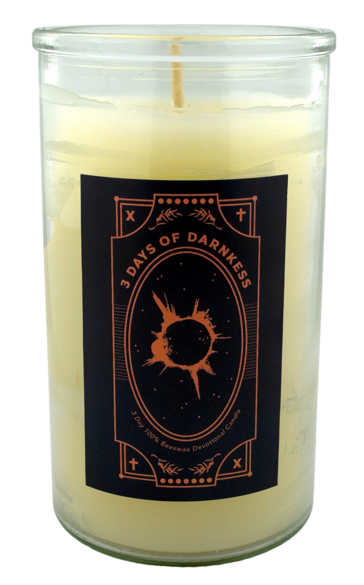 3 Days of Darkness Vigil Candle in glass votive