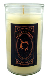 3 Days of Darkness Vigil Candle in glass votive
