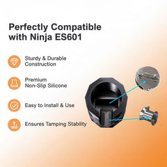 All-in-One 3-in-1 tamping station with non-slip mat