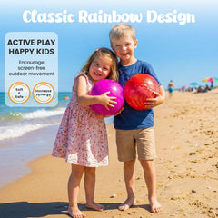 Marble swirl design playground ball set by 3 otters