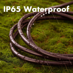 extension cord rated 13 amps 125 volts 1625 watts brown