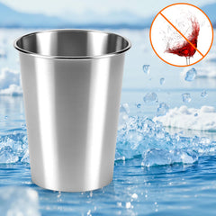 Shatterproof metal drinking glasses pint cups