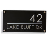 304 stainless steel custom house number outside