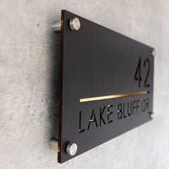 30x15 cm house number sign