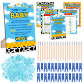 327 Pcs Cartoon Story Baby Shower Game Supply bundle for Girl or Boy