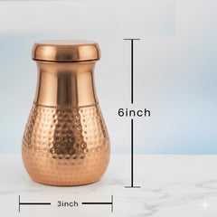 Copper carafe suitable for home office or gifting