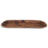 36-40 long wood dough industrial bowl decorative piece