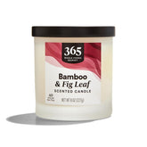 365 by Whole Foods Market bamboo fig leaf candle 8 oz jar visible front view