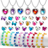 36pcs princess kids jewelry set front view