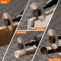 High-speed steel blade with 100T teeth for wood and plastics