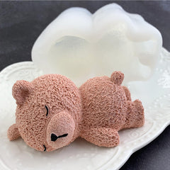3D bear fondant mold 9.6x6.5 cm