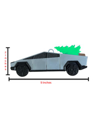 Tesla ornament Cybertruck Christmas decoration product image