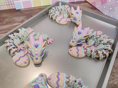Cookie-inspired textured dragon design