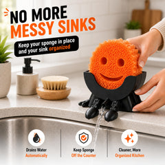 3D Printed Kitchen Sink Organizer in black