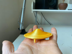3d printed UFO desk decor made from PLA