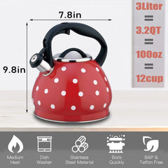 3.0 liter stainless steel tea kettle TIMOBISS