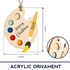 Ornament packaged with heartfelt card and kraft envelope