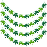 4 pack felt shamrock garland clover banner