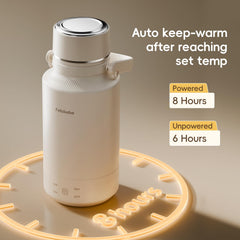 Kettle with four temperature presets 212 176 131 113 °F