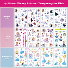Princess and mouse patterns from princess tattoo set
