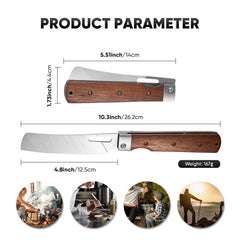440A stainless steel blade with wiredrawing finish