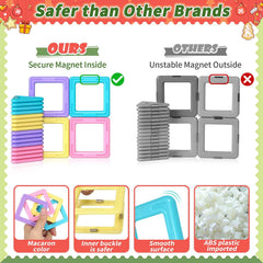 ABS safe material with rounded edges for kid friendly play