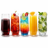 48 pack disposable plastic wine glasses Diamond Stemless 9 oz