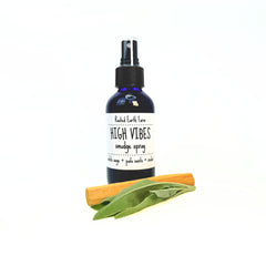 Inside palo santo wood included in bottle