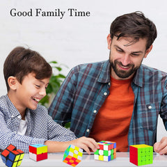 ABS material 4x4x4 puzzle cube Shengshou Black
