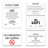 5 acrylic air bnb sign bundle magnetic back for fridge
