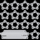 50 piece reusable balloon clips set for decorations
