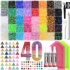 50000-pcs-rhinestones-3mm-kit in organizer box