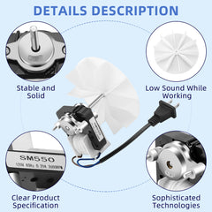 50 CFM 120V motor specification image