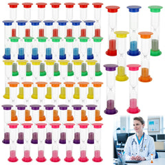 56 piece 2 minute sand timer bulk pack in colors