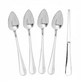 5Pcs stainless steel grapefruit spoons set with serrated edge