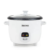 6-Cup cooked rice & grain cooker Renewed with glass lid