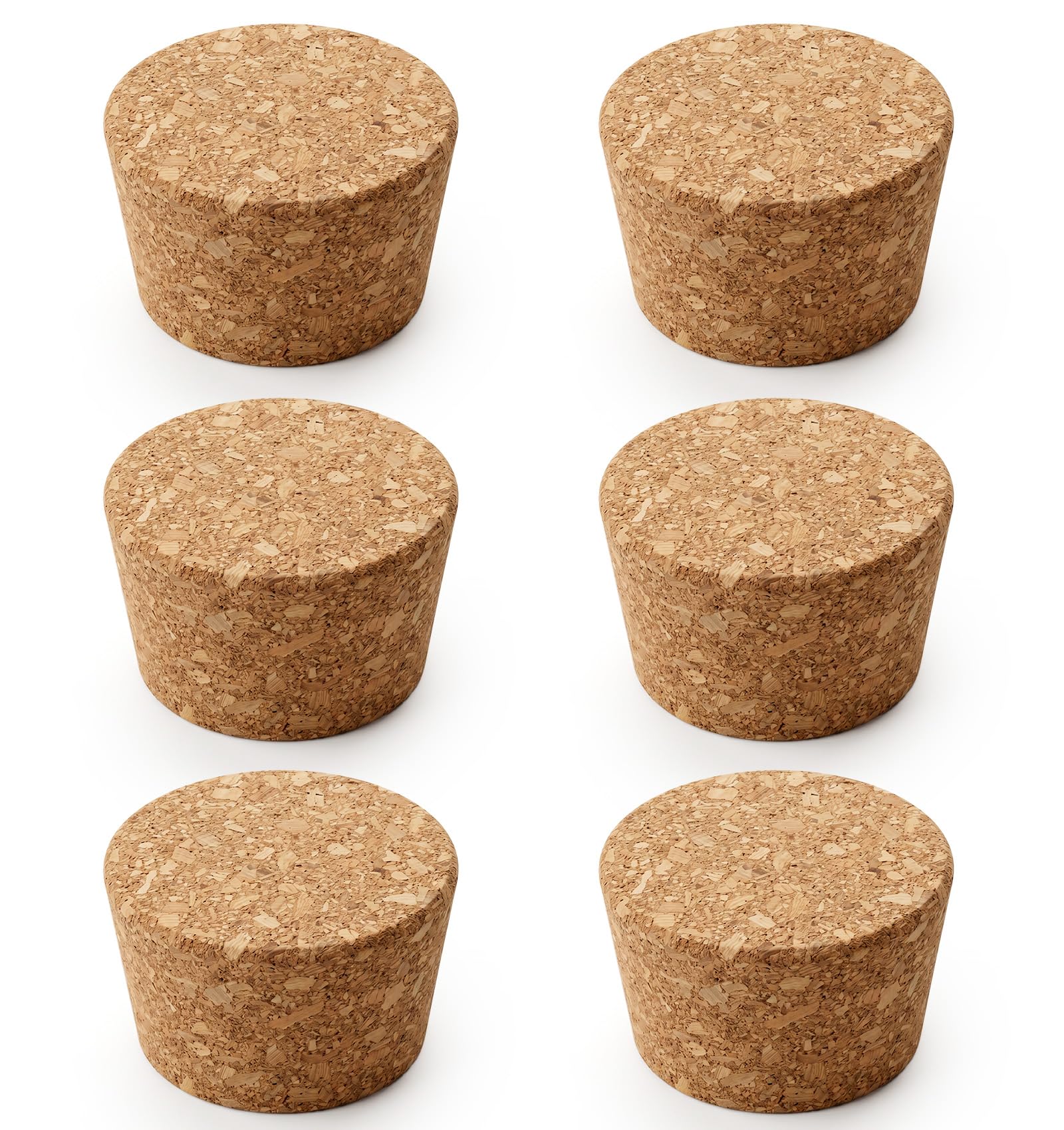 6 Pcs Cork Stoppers for bottles and jars