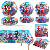 61 PCS Friends Tableware Sets product image with plates and napkins