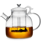 68OZ Glass Teapot with Infuser for stove top 2000ml