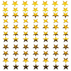 6pcs gold star garland product image