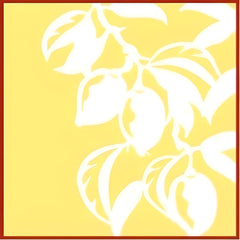 Fruit pattern tile stencil reusable 10 mil Mylar