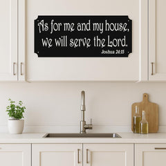 7 by 18 inch sign carbon steel option