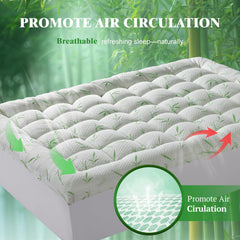 8-21 inch deep pocket designed mattress topper