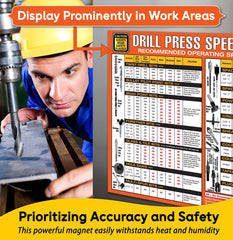 8.5x11 paper size speed guide on magnetic backing