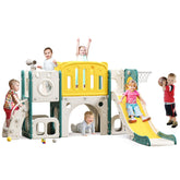 8 in 1 Toddler Slide Set front view