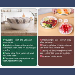 Bread proofing bowl covers 12-inch
