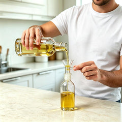 clear transparent funnels fit small bottles and spice jars