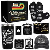 Eight piece retirement gifts for men with 20oz tumbler