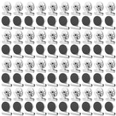 80-pack strong magnetic clips with iron and neodymium magnets